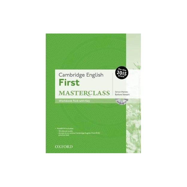 CAMBRIDGE ENGLISH FIRST MASTERCLASS WB WITH KEY (+ AUDIO CD) N/E