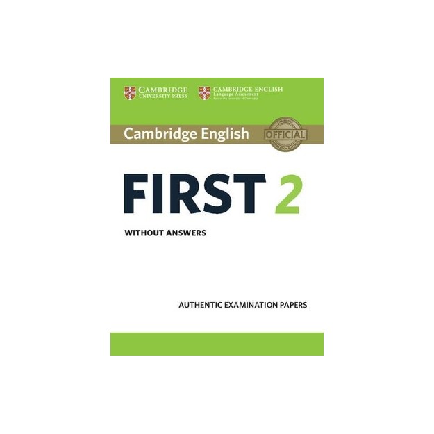 CAMBRIDGE ENGLISH FIRST 2 SB WO/A