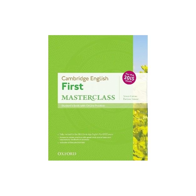 CAMBRIDGE ENGLISH FIRST MASTERCLASS SB (+ ONLINE PRACTICE TEST) N/E