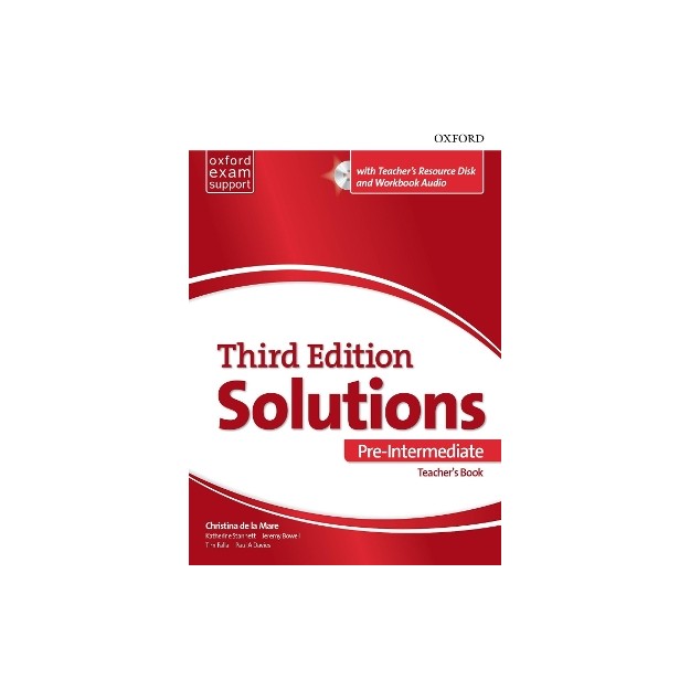 SOLUTIONS PRE-INTERMEDIATE TCHRS (+ CD-ROM) 3RD ED