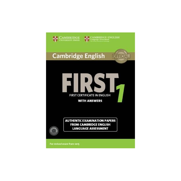 CAMBRIDGE ENGLISH FIRST 1 SELF STUDY PACK (+ CD (2)) (FOR REVISED EXAM FROM 2015)