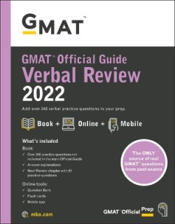 GMAT OFFICIAL GUIDE VERBAL REVIEW 2022 : BOOK + ONLINE QUESTION BANK