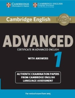 CAMBRIDGE ENGLISH ADVANCED 1 SB W/A (FOR REVISED EXAM FROM 2015)