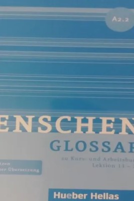 MENSCHEN A2.2 GLOSSAR