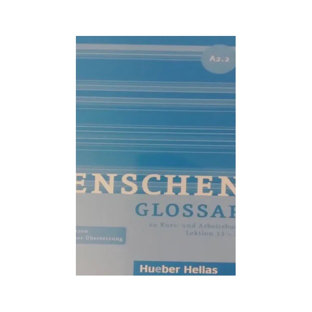 MENSCHEN A2.2 GLOSSAR