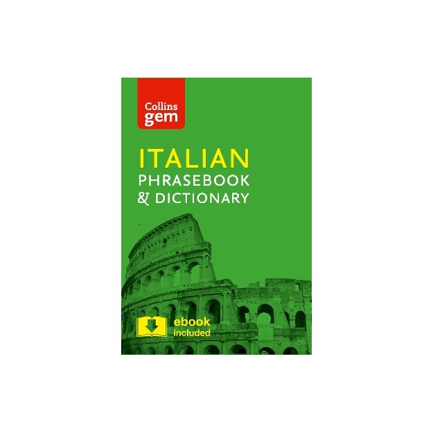 COLLINS GEM PHRASEBOOK   DICTIONARY - ITALIAN (4TH EDITION)