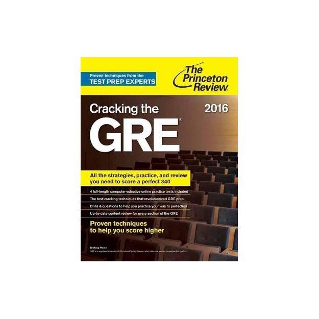 CRACKING THE GRE 2016 EDITION