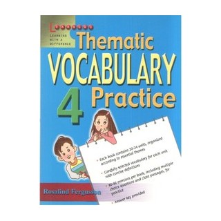 THEMATIC VOCABULARY PRACTICE 4 PB