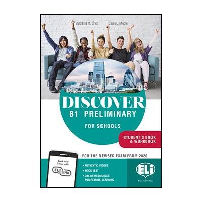 DISCOVER B1 PRELIMINARY FOR SCHOOLS SB   WB (+ DIGITAL BOOK + DOWNLOADABLE AUDIO)