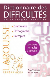 DICTIONNAIRE DES DIFFICULTES DE LA LANGUE FRANCAISE PB B FORMAT