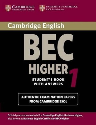 CAMBRIDGE BEC HIGHER 1 SB W/A