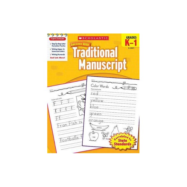 SUCCESS WITH TRADITIONAL MANUSCRIPT (GRADES K-1)