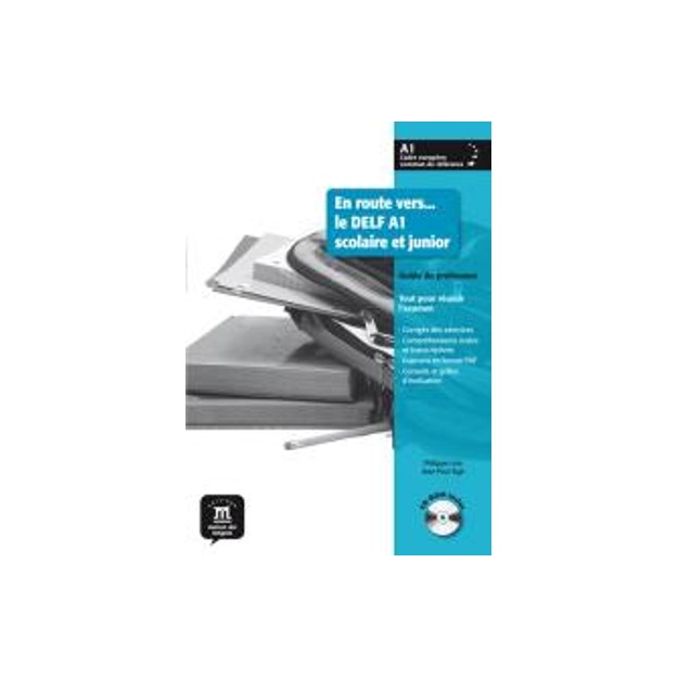 EN ROUTE VERS DELF A1 PROFESSEUR (+ CD-ROM) SCOLAIRE ET JUNIOR