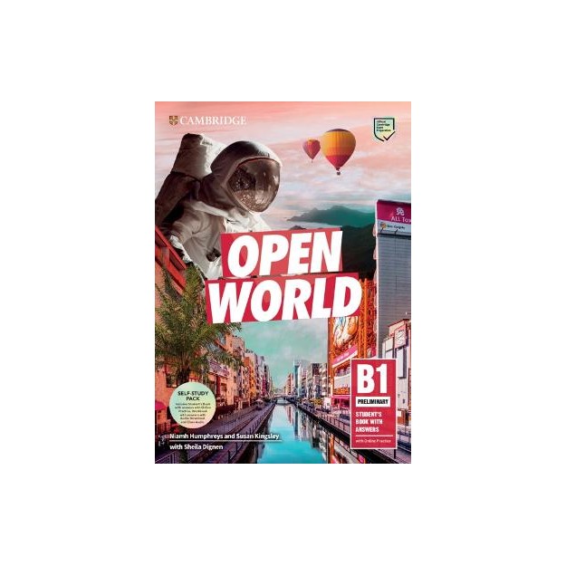 OPEN WORLD B1 PRELIMINARY SELF STUDY BOOK (SB WITH KEY WITH ON LINE PRACTICE + WB WITH KEY WITH AUDIO)