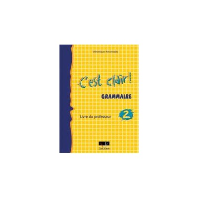 CEST CLAIR 2 GRAMMAIRE PROFESSEUR N/E
