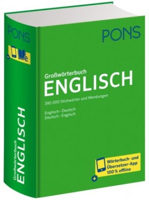 PONS GROSSWORTERBUCH ENGLISCH-DEUTSCH / DEUTSCH-ENGLISCH - MIT WORTERBUCH-APP HC