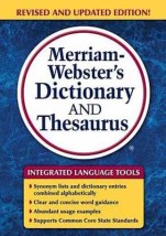 MERRIAM - WEBSTERS DICTIONARY THESAURUS AND UPDATED REVISED PB