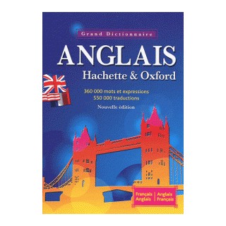 GRAND DICTIONNAIRE ANGLAIS HACHETTE   OXFORD