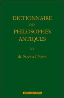 DE PACCIUS A PLOTIN. DICTIONNAIRE