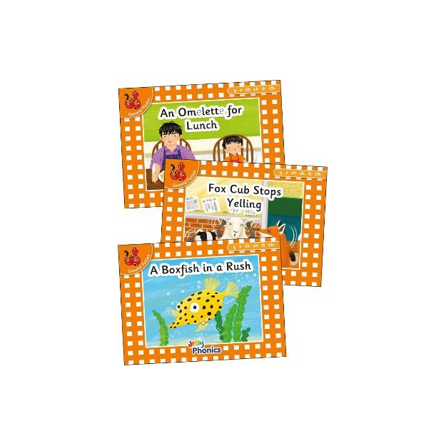 JOLLY PHONICS ORANGE LEVEL READERS SET 6
