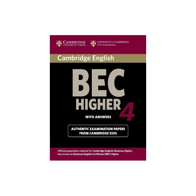 CAMBRIDGE BEC HIGHER 4 SB W/A
