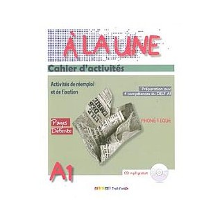 A LA UNE 1 A1 CAHIER