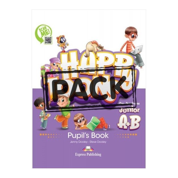 HAPPY TOONS ONE YEAR COURSE (JUNIOR A+B) JUMBO PACK
