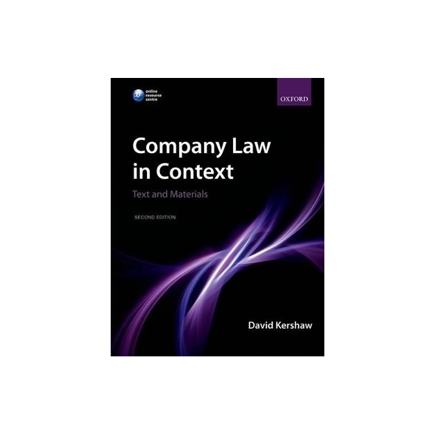 COMPANY LAW IN CONTEXT (TEXT AND MATERIALS) 2ND ED PB