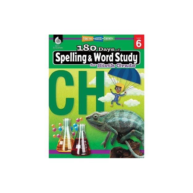 180 DAYS OF SPELLING AND WORD STUDY LEVEL 6