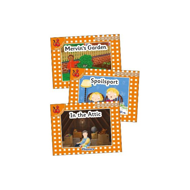 JOLLY PHONICS ORANGE LEVEL READERS SET 7