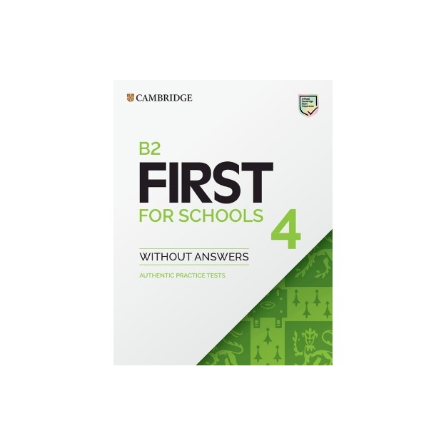 CAMBRIDGE ENGLISH FIRST FOR SCHOOLS 4 WO/A