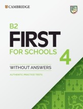 CAMBRIDGE ENGLISH FIRST FOR SCHOOLS 4 WO/A
