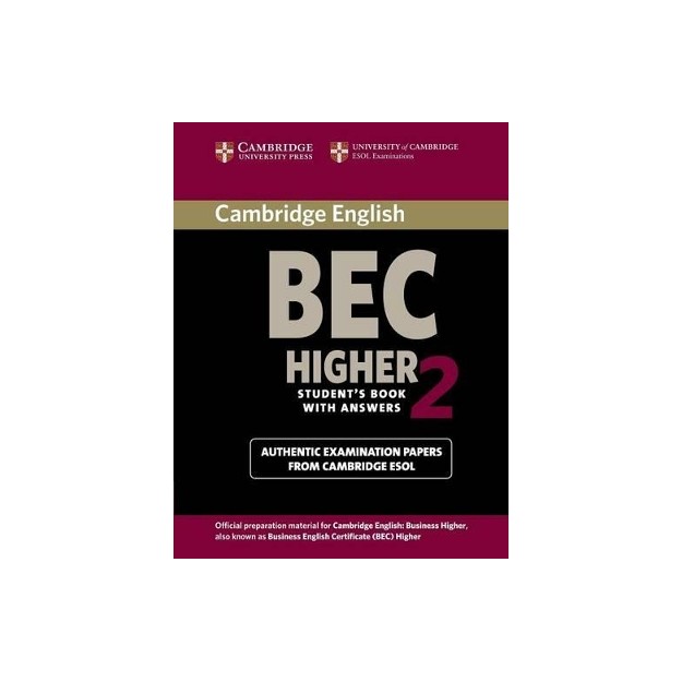 CAMBRIDGE BEC HIGHER 2 SB W/A