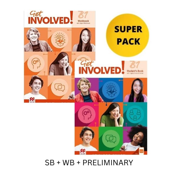 GET INVOLVED B1 SUPER PACK (SB + WB + PRELIMINARY) BRIT. ED