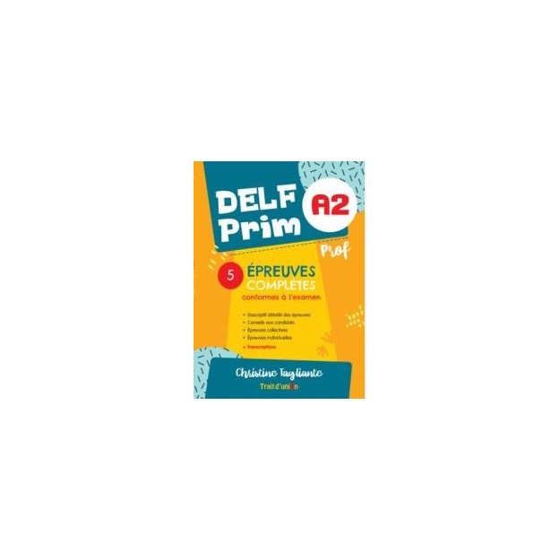 DELF PRIM A2 - 5 EPREUVES PROFESSEUR