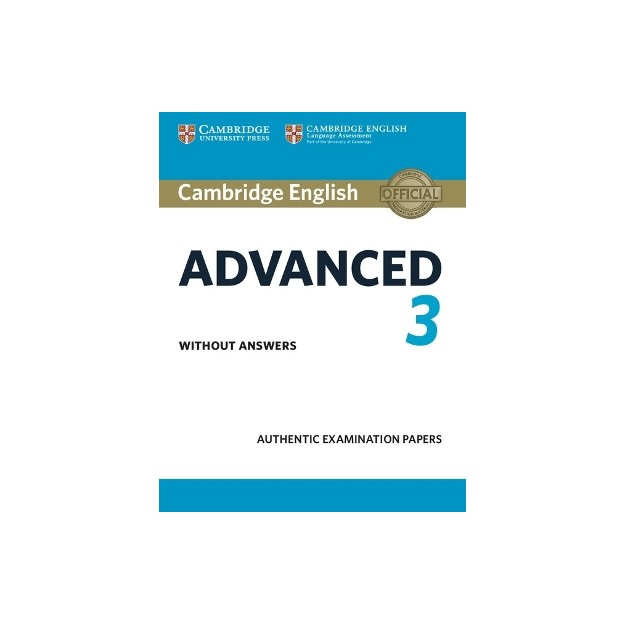 CAMBRIDGE ENGLISH ADVANCED 3 SB WO/A