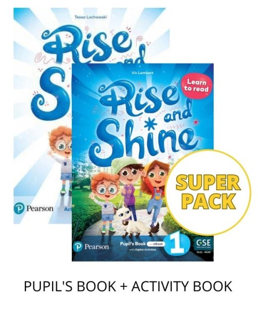 RISE AND SHINE 1 : LEARN TO READ SUPER PACK (PUPILS BOOK + ACTIVITY BOOK + E-BOOKS)