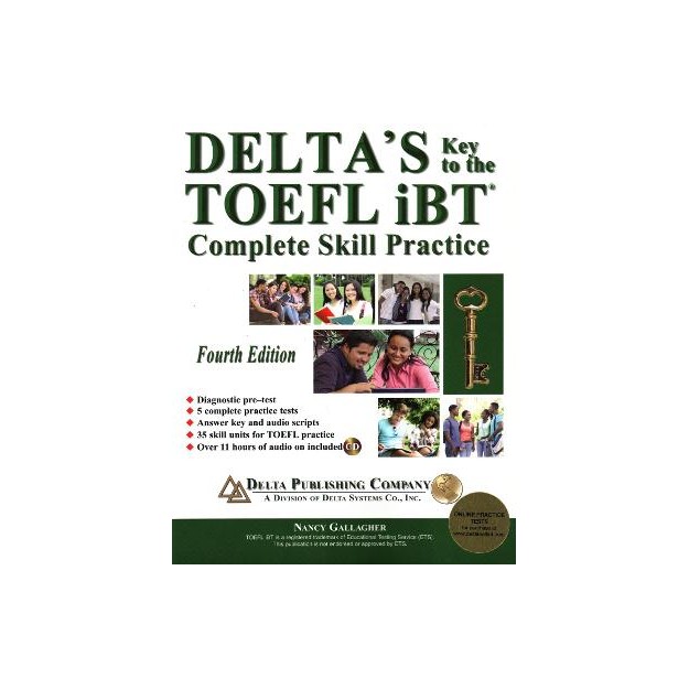 DELTAS KEY TO THE TOEFL IBT COMPLETE SKILL PRACTICE SB (+ MP3 PACK) 4TH ED