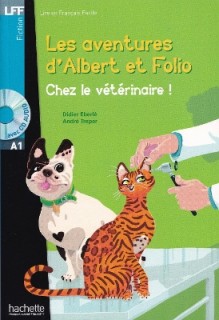 LFF : LES ADVENTURES D ALBERT ET FOLIO - CHEZ LE VETERINAIRE A1 (+ CD AUDIO MP3)