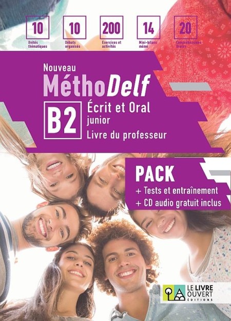 NOUVEAU METHODELF JUNIOR B2 PROFESSEUR PACK (+CD)