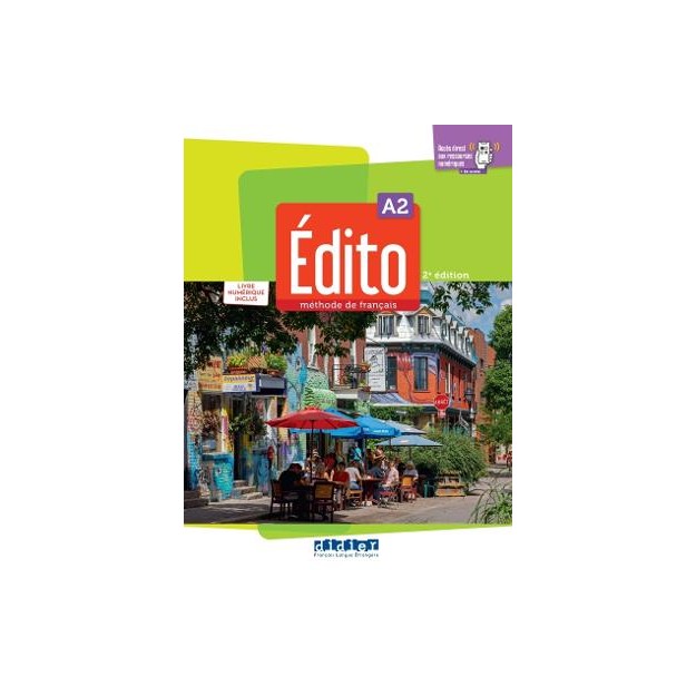 EDITO A2 METHODE +LIVRE NUMERIQUE(+DIDIERFLE.APP.)