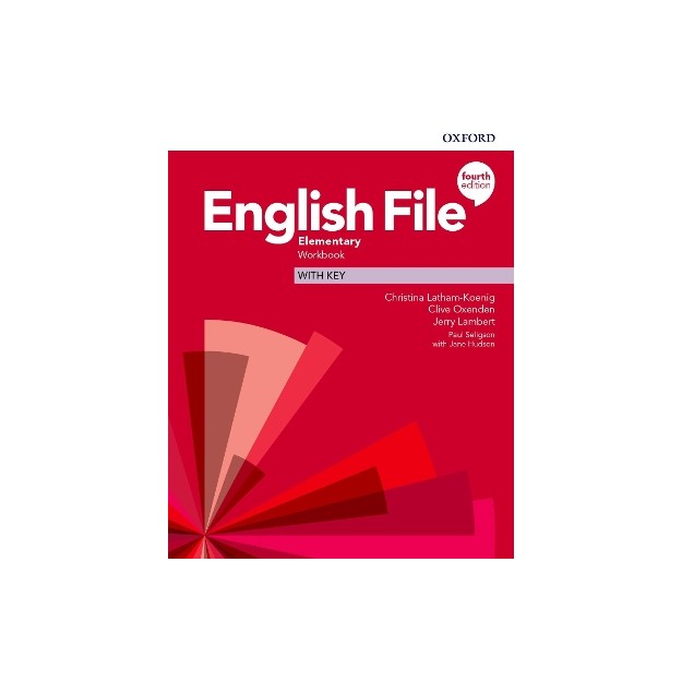 ENGLISH FILE ELEMENTARY WB WITH KEY 4TH ED