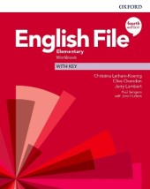 ENGLISH FILE ELEMENTARY WB WITH KEY 4TH ED