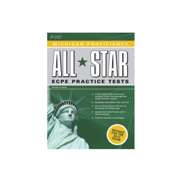 MICHIGAN ALL STAR ECPE PRACTICE TESTS SB (+ GLOSSARY) EDITION 2013 N/E