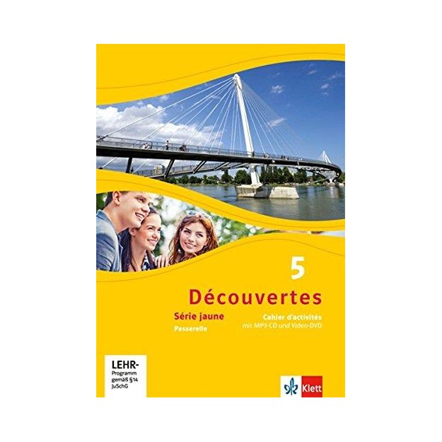 DECOUVERTES 5 SERIE JAUNE, CAHIER DACTIVITES MIT MP3-CD UND VIDEO DVD