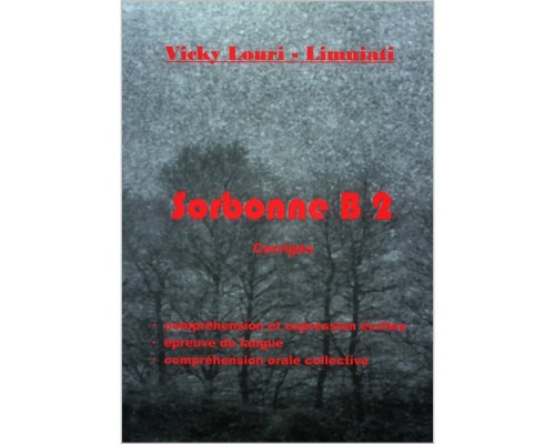 SORBONNE B2 CORRIGES