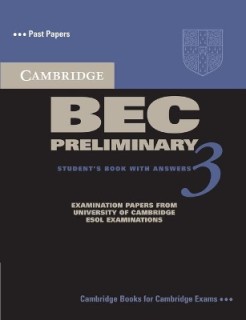CAMBRIDGE BEC PRELIMINARY 3 SB W/A