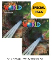 OUR WORLD 3 SPECIAL PACK FOR GREECE (SB + SPARK + WB WORDLIST) BRIT. ED 2ND ED