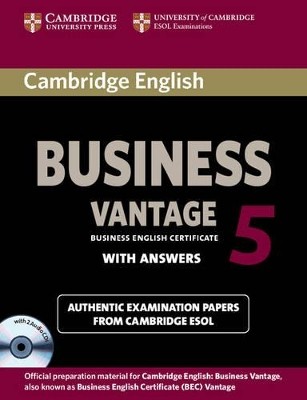CAMBRIDGE ENGLISH BUSINESS VANTAGE 5 SELF STUDY PACK