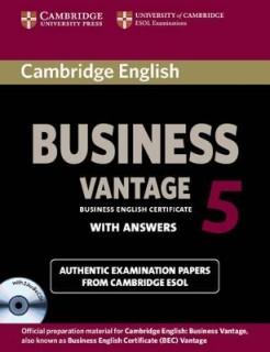 CAMBRIDGE ENGLISH BUSINESS VANTAGE 5 SELF STUDY PACK